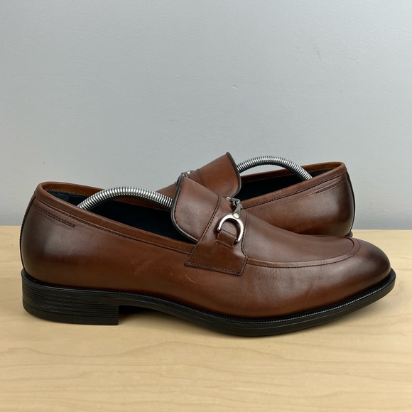 Johnston Murphy Men’s Size 10.5 M Flynch Bit Loafers Brown Italian Calfskin Shoe main image 7